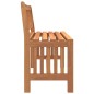 vidaXL Banco de jardín de madera maciza de eucalipto 110 cm vidaXL Banco de jardín de madera maciza de eucalipto 110 cm