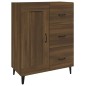 vidaXL Aparador madera contrachapada marrón roble 69,5x34x90 cm vidaXL Aparador madera contrachapada marrón roble 69,5x34x90 cm