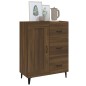 vidaXL Aparador madera contrachapada marrón roble 69,5x34x90 cm vidaXL Aparador madera contrachapada marrón roble 69,5x34x90 cm