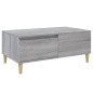 vidaXL Mesa de centro madera contrachapada gris Sonoma 90x50x36,5 cm vidaXL Mesa de centro madera contrachapada gris Sonoma 90x50x36,5 cm