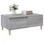 vidaXL Mesa de centro madera contrachapada gris Sonoma 90x50x36,5 cm vidaXL Mesa de centro madera contrachapada gris Sonoma 90x50x36,5 cm