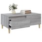 vidaXL Mesa de centro madera contrachapada gris Sonoma 90x50x36,5 cm vidaXL Mesa de centro madera contrachapada gris Sonoma 90x50x36,5 cm