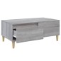 vidaXL Mesa de centro madera contrachapada gris Sonoma 90x50x36,5 cm vidaXL Mesa de centro madera contrachapada gris Sonoma 90x50x36,5 cm