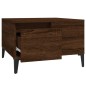vidaXL Mesa de centro madera contrachapada roble marrón 55x55x36,5 cm vidaXL Mesa de centro madera contrachapada roble marrón 55x55x36,5 cm