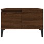 vidaXL Mesa de centro madera contrachapada roble marrón 55x55x36,5 cm vidaXL Mesa de centro madera contrachapada roble marrón 55x55x36,5 cm