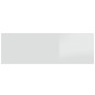 vidaXL Cabecero cama madera contrachapada blanco brillo 240x1,5x80 cm vidaXL Cabecero cama madera contrachapada blanco brillo 240x1,5x80 cm