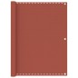 vidaXL Toldo para balcón HDPE terracota 120x600 cm vidaXL Toldo para balcón HDPE terracota 120x600 cm