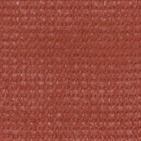 vidaXL Toldo para balcón HDPE terracota 120x600 cm