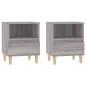 vidaXL Mesitas de noche 2 unidades gris Sonoma 40x35x50 cm vidaXL Mesitas de noche 2 unidades gris Sonoma 40x35x50 cm
