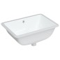 vidaXL Lavabo de baño rectangular cerámica blanco 55,5x37,5x19 cm vidaXL Lavabo de baño rectangular cerámica blanco 55,5x37,5x19 cm