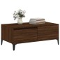 vidaXL Mesa de centro madera contrachapada marrón roble 90x50x36,5 cm vidaXL Mesa de centro madera contrachapada marrón roble 90x50x36,5 cm