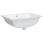 vidaXL Lavabo de baño rectangular cerámica blanco 55,5x37,5x19 cm vidaXL Lavabo de baño rectangular cerámica blanco 55,5x37,5x19 cm