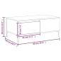 vidaXL Mesa de centro madera contrachapada marrón roble 90x50x36,5 cm vidaXL Mesa de centro madera contrachapada marrón roble 90x50x36,5 cm
