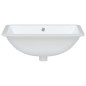 vidaXL Lavabo de baño rectangular cerámica blanco 55,5x37,5x19 cm vidaXL Lavabo de baño rectangular cerámica blanco 55,5x37,5x19 cm