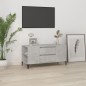 vidaXL Mueble de TV madera contrachapada gris hormigón 102x44,5x50 cm