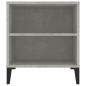 vidaXL Mueble de TV madera contrachapada gris hormigón 102x44,5x50 cm