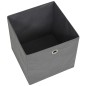 vidaXL Cajas de almacenaje 4 unidades textil no tejido 32x32x32cm gris vidaXL Cajas de almacenaje 4 unidades textil no tejido 32x32x32cm gris