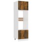vidaXL Armario de microondas contrachapada roble ahumado 60x57x207 cm vidaXL Armario de microondas contrachapada roble ahumado 60x57x207 cm