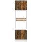 vidaXL Armario de microondas contrachapada roble ahumado 60x57x207 cm vidaXL Armario de microondas contrachapada roble ahumado 60x57x207 cm