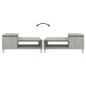vidaXL Mesa de centro madera contrachapada gris hormigón 100x50x45 cm vidaXL Mesa de centro madera contrachapada gris hormigón 100x50x45 cm