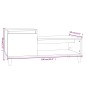 vidaXL Mesa de centro madera contrachapada gris hormigón 100x50x45 cm vidaXL Mesa de centro madera contrachapada gris hormigón 100x50x45 cm