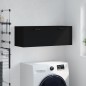 vidaXL Armario de pared madera de ingeniería negro 100x36,5x35 cm vidaXL Armario de pared madera de ingeniería negro 100x36,5x35 cm