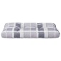 vidaXL Cojín para sofá de palets estampado a cuadros gris 70x40x10 cm vidaXL Cojín para sofá de palets estampado a cuadros gris 70x40x10 cm