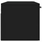 vidaXL Armario de pared madera de ingeniería negro 100x36,5x35 cm vidaXL Armario de pared madera de ingeniería negro 100x36,5x35 cm