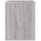 vidaXL Mesita de noche de pared gris Sonoma 50x36x47 cm vidaXL Mesita de noche de pared gris Sonoma 50x36x47 cm