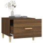 vidaXL Mesa de centro madera contrachapada roble marrón 50x50x40 cm vidaXL Mesa de centro madera contrachapada roble marrón 50x50x40 cm