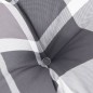 vidaXL Cojín para sofá de palets estampado a cuadros gris 70x40x10 cm vidaXL Cojín para sofá de palets estampado a cuadros gris 70x40x10 cm