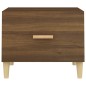 vidaXL Mesa de centro madera contrachapada roble marrón 50x50x40 cm vidaXL Mesa de centro madera contrachapada roble marrón 50x50x40 cm