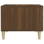 vidaXL Mesa de centro madera contrachapada roble marrón 50x50x40 cm vidaXL Mesa de centro madera contrachapada roble marrón 50x50x40 cm