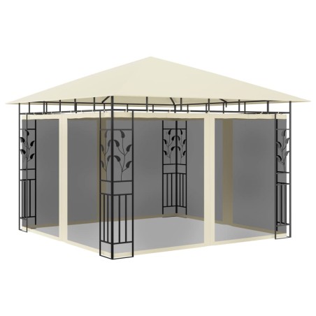 vidaXL Cenador con mosquitera color crema 3x3x2,73 m 180 g/m²
