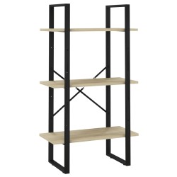 vidaXL Estante de almacenaje contrachapada roble Sonoma 60x30x105 cm