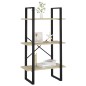 vidaXL Estante de almacenaje contrachapada roble Sonoma 60x30x105 cm vidaXL Estante de almacenaje contrachapada roble Sonoma 60x30x105 cm