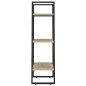 vidaXL Estante de almacenaje contrachapada roble Sonoma 60x30x105 cm vidaXL Estante de almacenaje contrachapada roble Sonoma 60x30x105 cm