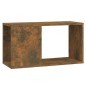 vidaXL Mueble para TV madera contrachapada roble ahumado 60x24x32 cm vidaXL Mueble para TV madera contrachapada roble ahumado 60x24x32 cm