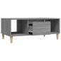 vidaXL Mesa de centro madera contrachapada gris Sonoma 90x50x36,5 cm vidaXL Mesa de centro madera contrachapada gris Sonoma 90x50x36,5 cm