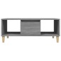 vidaXL Mesa de centro madera contrachapada gris Sonoma 90x50x36,5 cm vidaXL Mesa de centro madera contrachapada gris Sonoma 90x50x36,5 cm