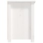 vidaXL Mueble para TV de madera maciza de pino blanco 79x35x52 cm vidaXL Mueble para TV de madera maciza de pino blanco 79x35x52 cm