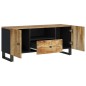 vidaXL Mueble de TV madera mango y madera contrachapada 105x33,5x46 cm