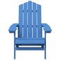 vidaXL Sillas de jardín Adirondack con mesa HDPE azul aguamarina vidaXL Sillas de jardín Adirondack con mesa HDPE azul aguamarina