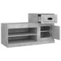 vidaXL Mueble zapatero madera contrachapada gris hormigón 100x42x60 cm vidaXL Mueble zapatero madera contrachapada gris hormigón 100x42x60 cm