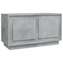 vidaXL Mueble para TV madera contrachapada gris hormigón 80x35x45 cm