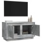 vidaXL Mueble para TV madera contrachapada gris hormigón 80x35x45 cm vidaXL Mueble para TV madera contrachapada gris hormigón 80x35x45 cm