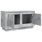 vidaXL Mueble para TV madera contrachapada gris hormigón 80x35x45 cm vidaXL Mueble para TV madera contrachapada gris hormigón 80x35x45 cm