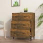 vidaXL Aparador de madera de ingeniería roble ahumado 69,5x34x90 cm vidaXL Aparador de madera de ingeniería roble ahumado 69,5x34x90 cm