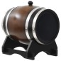 vidaXL Barril de vino con grifo madera de pino maciza 6 L vidaXL Barril de vino con grifo madera de pino maciza 6 L