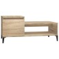 vidaXL Mesa de centro madera contrachapada roble Sonoma 100x50x45 cm vidaXL Mesa de centro madera contrachapada roble Sonoma 100x50x45 cm